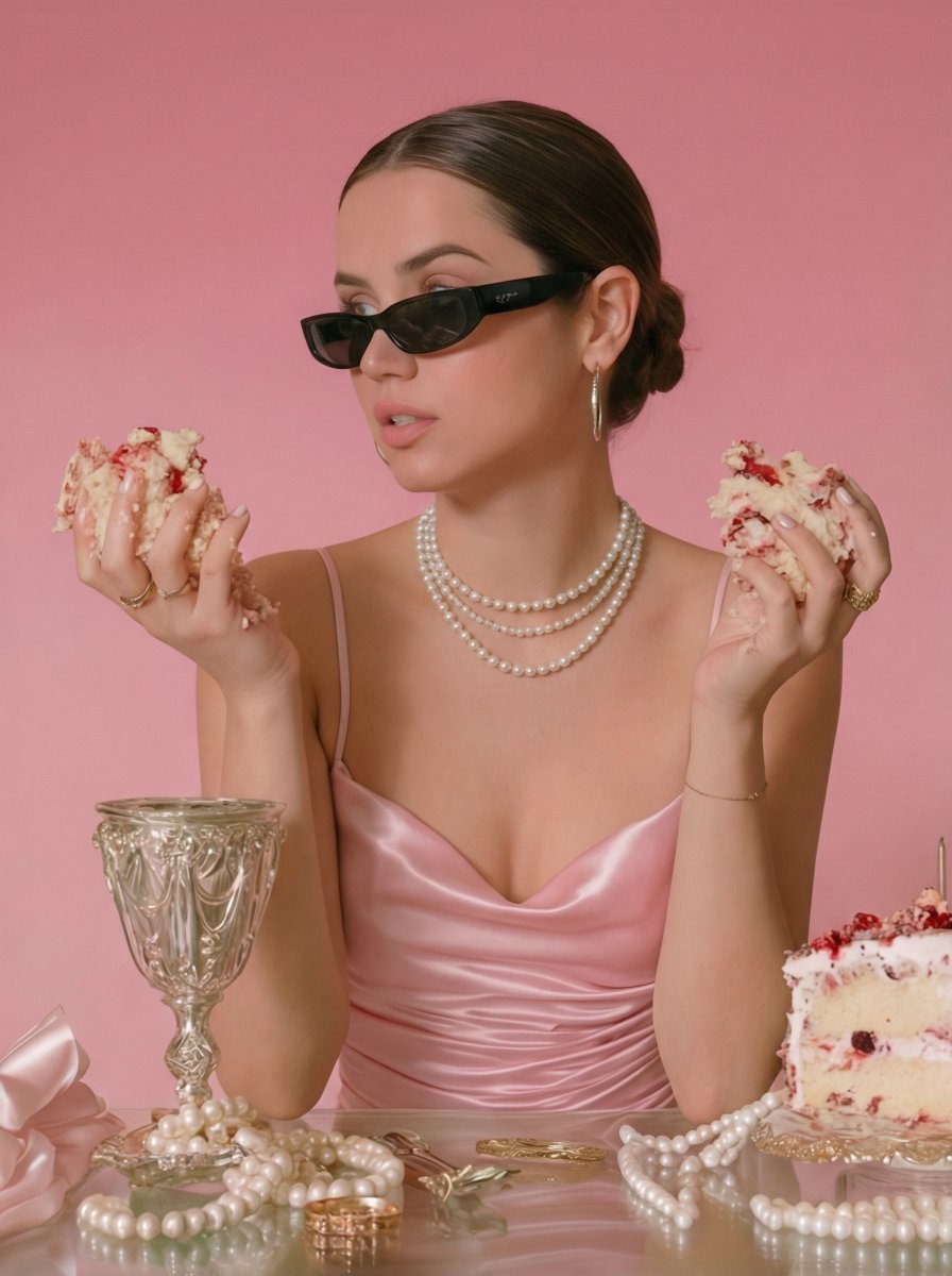 AI Prompt for Modern Coquette Glamour Editorial Photography