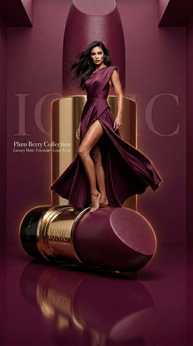 AI Prompt for Monochromatic Fashion Advertising Image