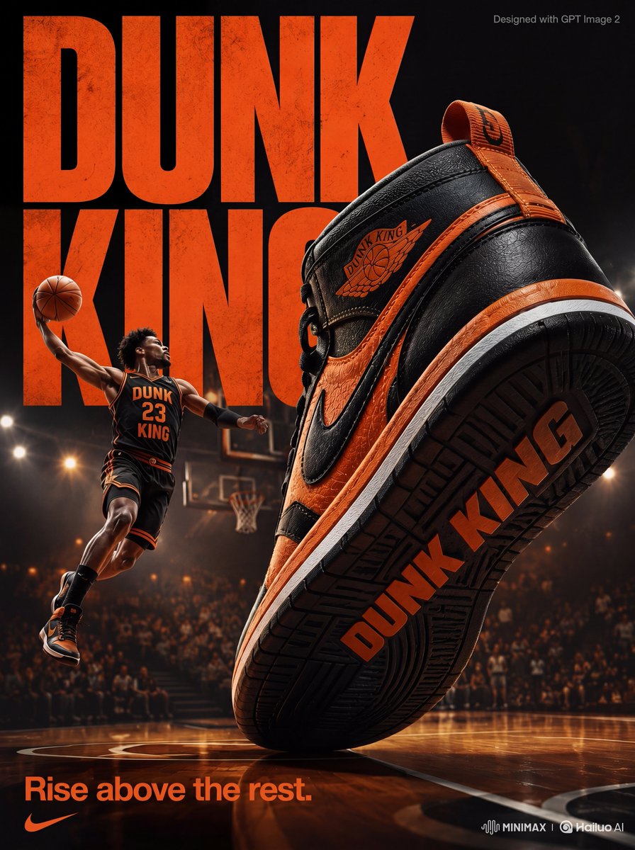 AI Prompt for Nike-Inspired High-Energy Sneaker Advertisement