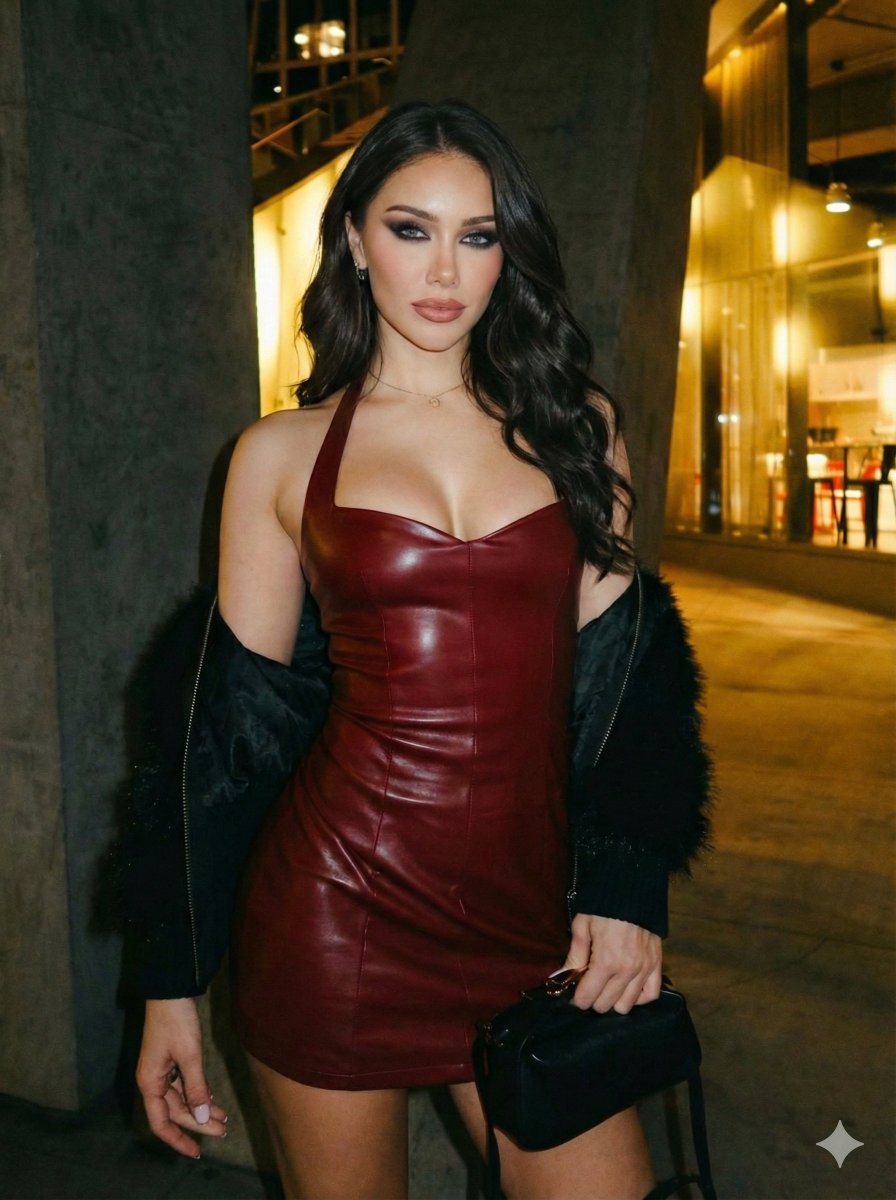 AI Prompt for Paparazzi-Inspired Fashion Portrait with City Lights