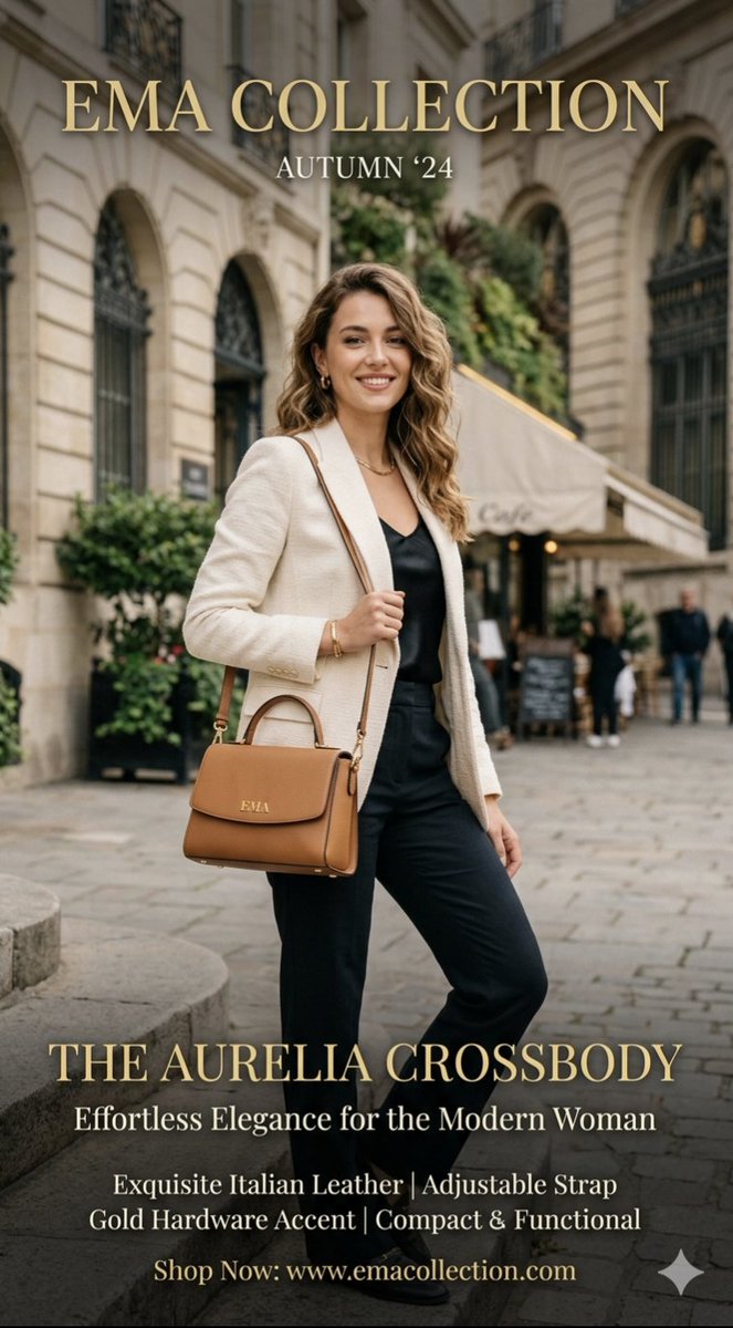 AI Prompt for Parisian Street Fashion Photography with Luxury Accessories