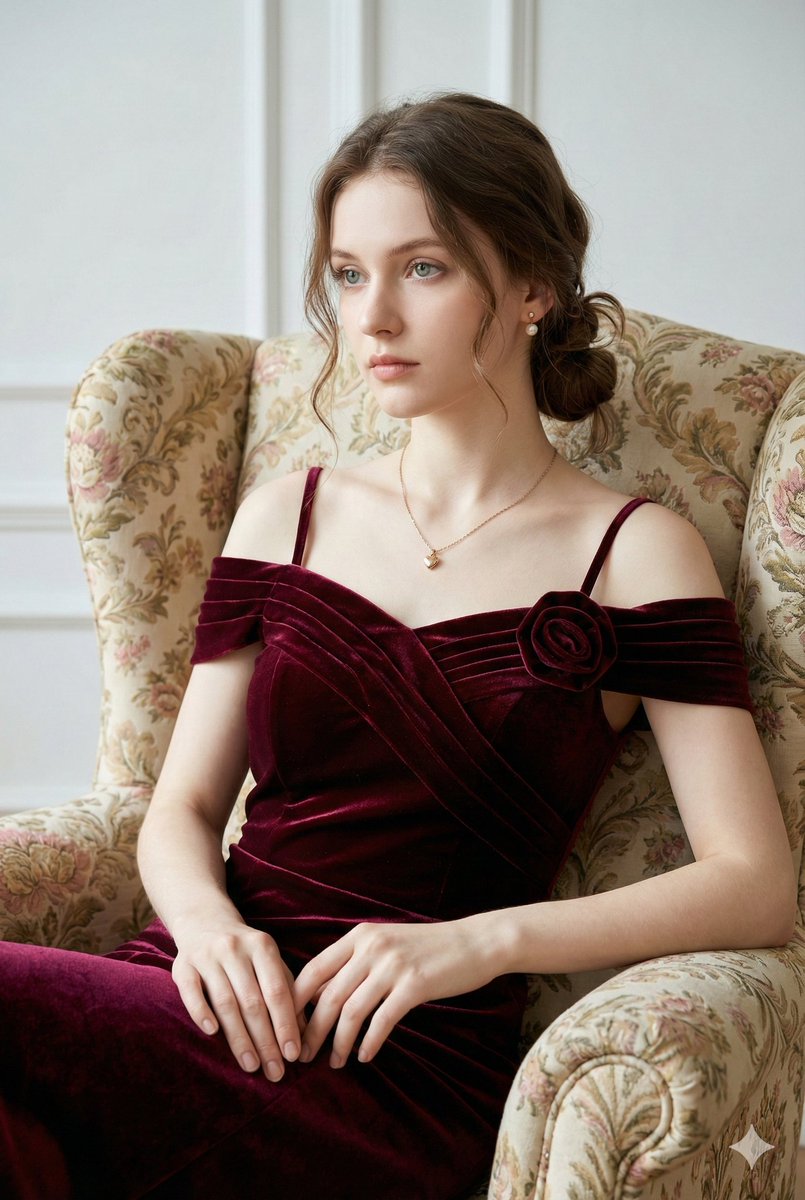 AI Prompt for Photorealistic Fashion Portrait of Young Woman