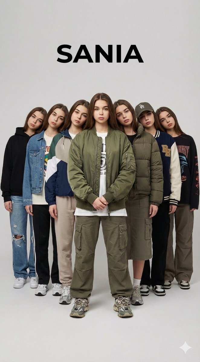 AI Prompt for Photorealistic Fictional Fashion Portraits with Clones