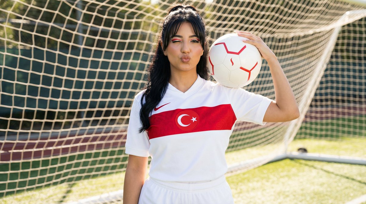 AI Prompt for Photorealistic Outdoor Soccer Player Portrait