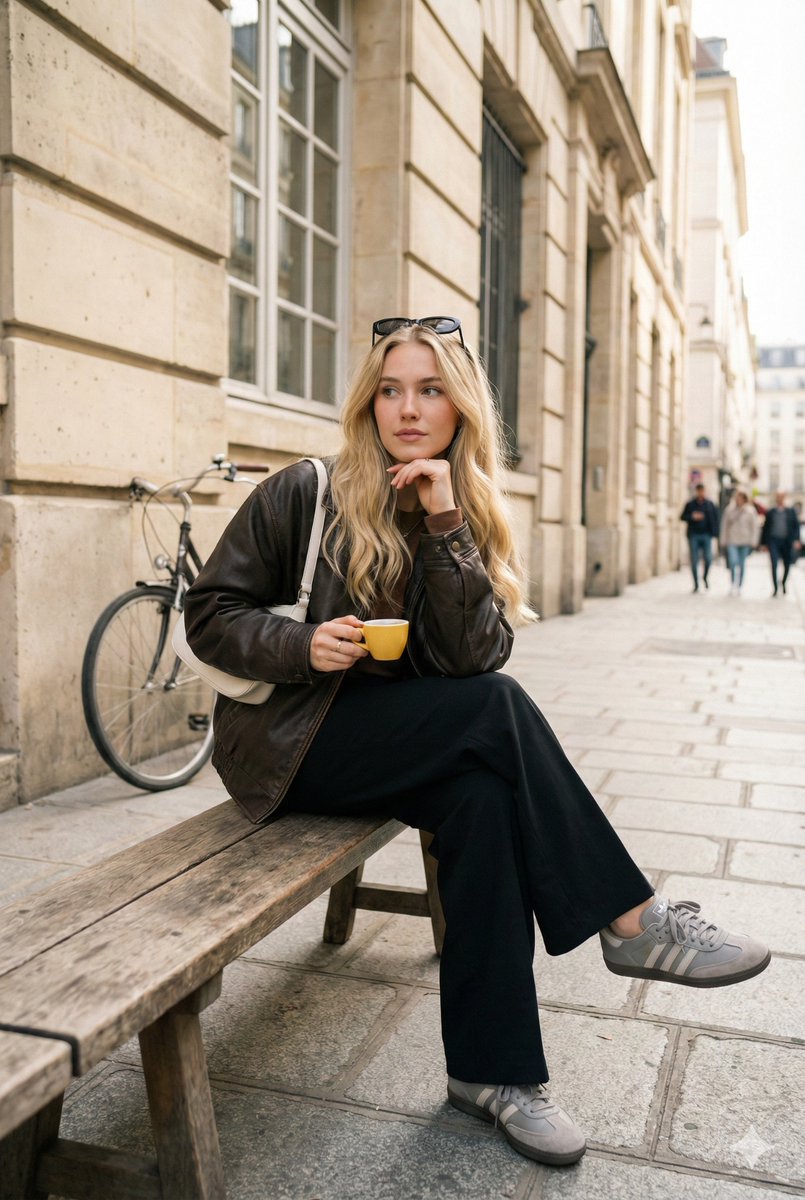 AI Prompt for Photorealistic Parisian Street Style Fashion Image
