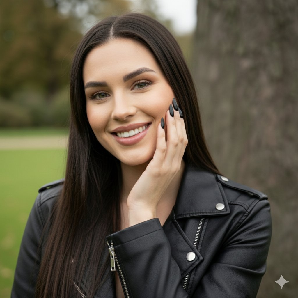 AI Prompt for Realistic 4K Fashion Portrait in Autumn Setting