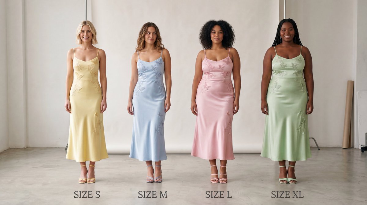AI Prompt for Realistic Fashion Image Generation: Size-Inclusive Styling