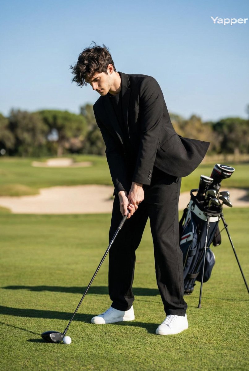 AI Prompt for Realistic Golf Portrait with Cinematic Lighting
