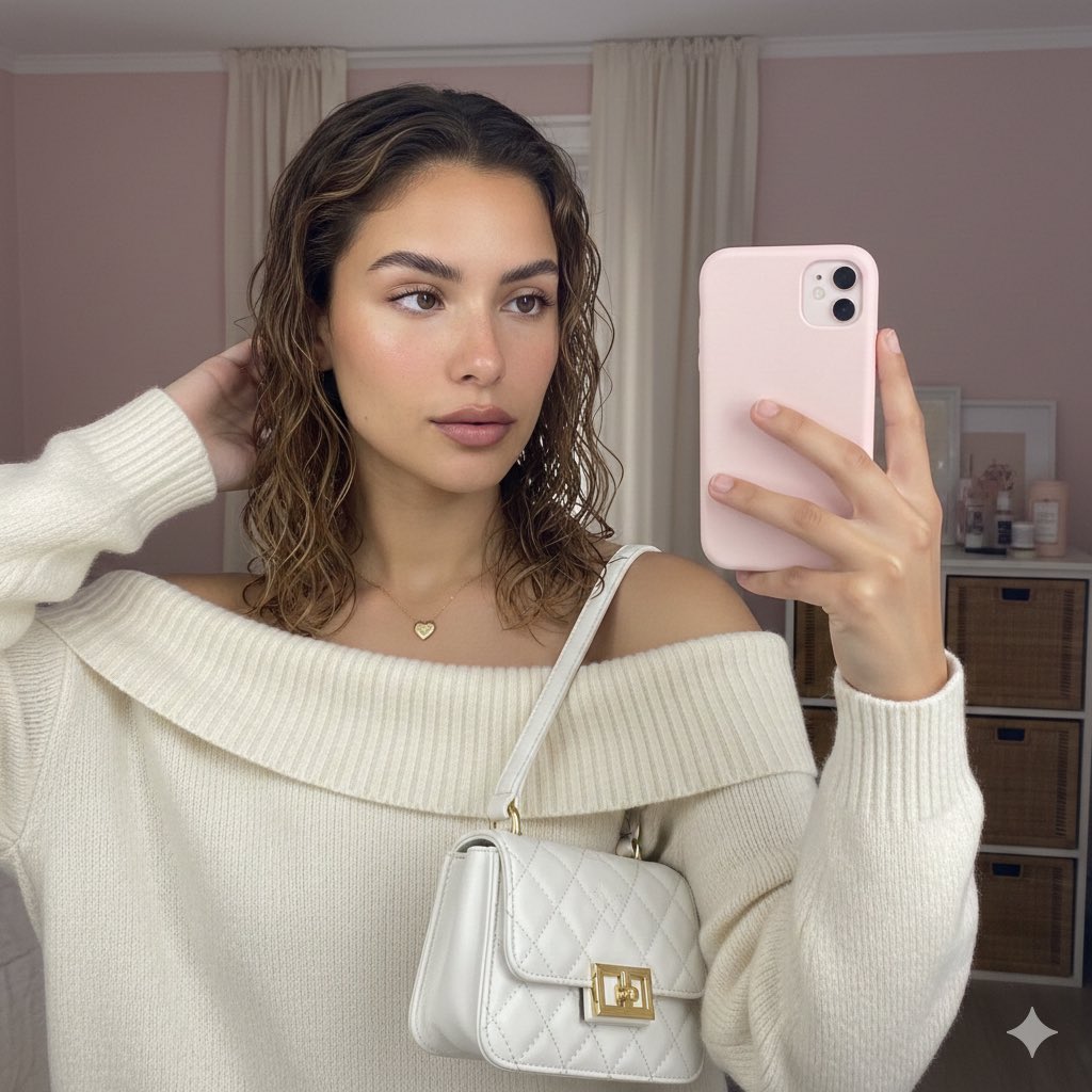 AI Prompt for Realistic Intimate Mirror Selfie with ControlNet and Reference Lock