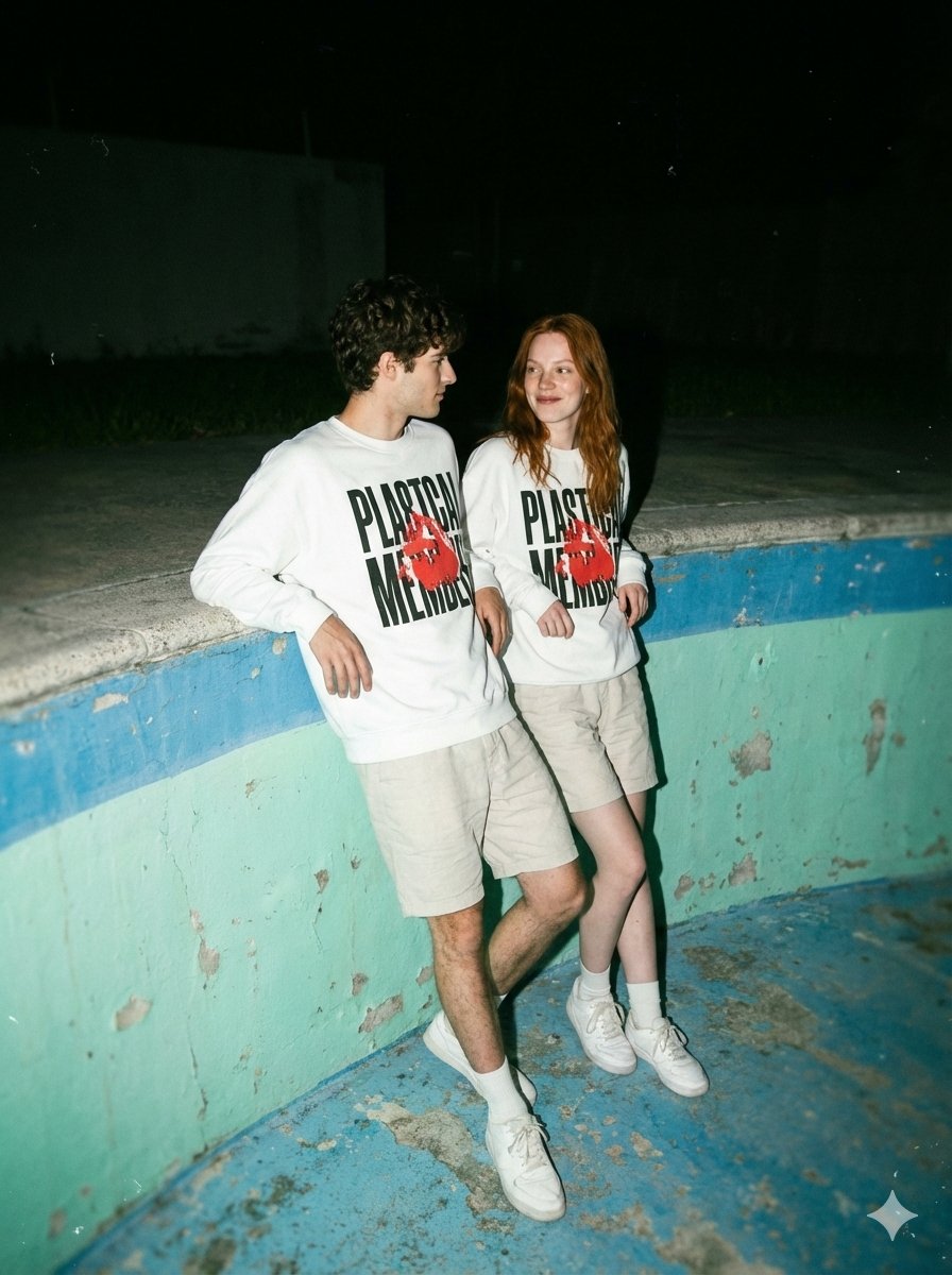 AI Prompt for Realistic Streetwear Couple Photo with Urban Setting