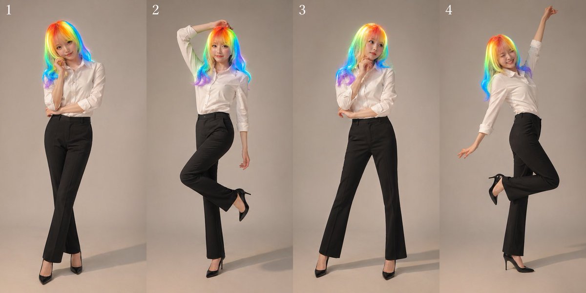 AI Prompt for Realistic Studio Fashion Collage - Actor Comps & Personal Photo Variations
