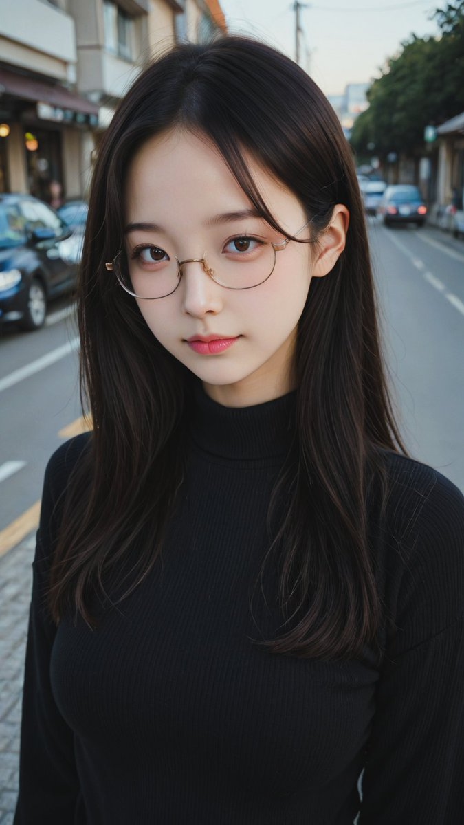 AI Prompt for Realistic Urban Portraits with Soft Bokeh at Dusk