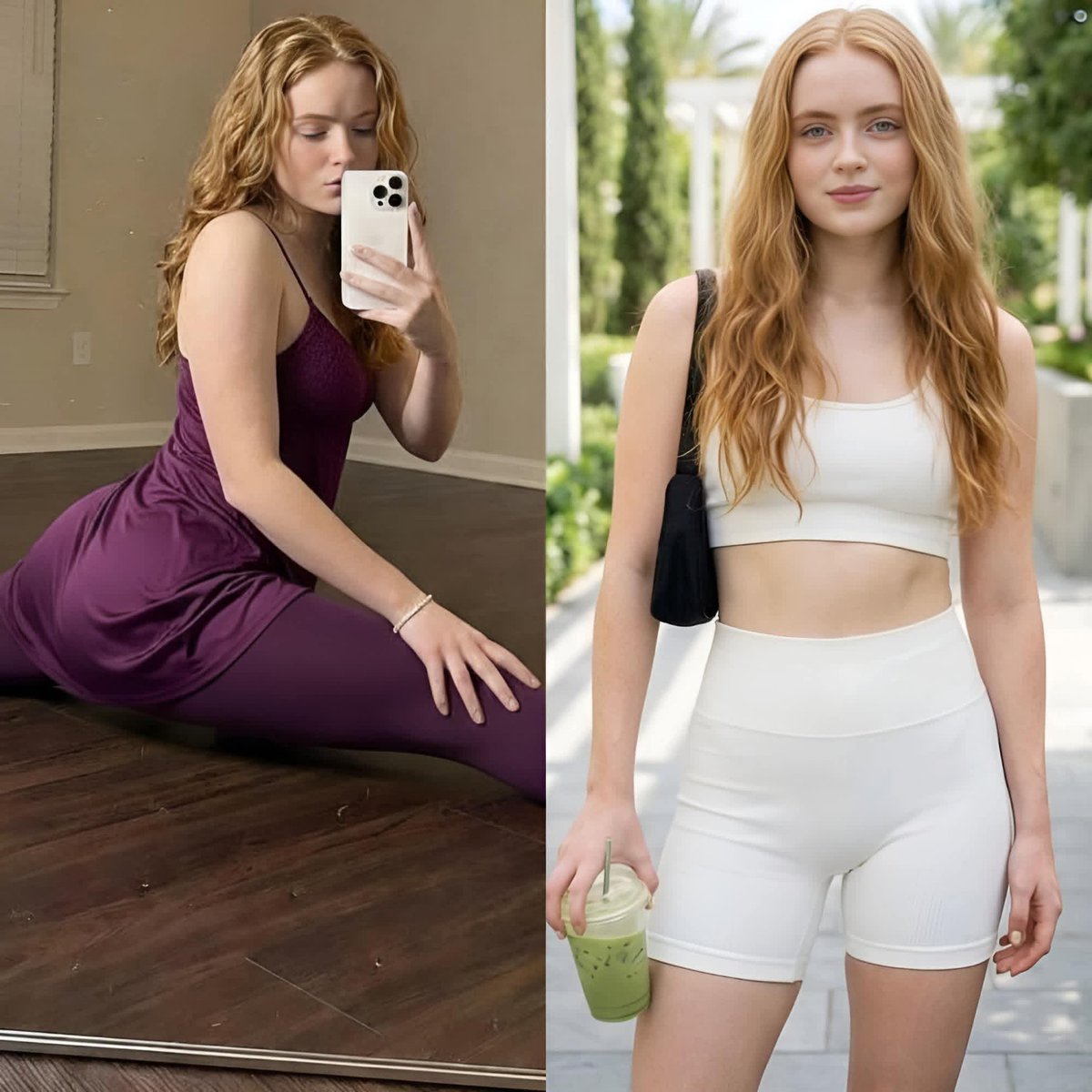 AI Prompt for Sadie Sink Pure White Elegance Portrait Generation