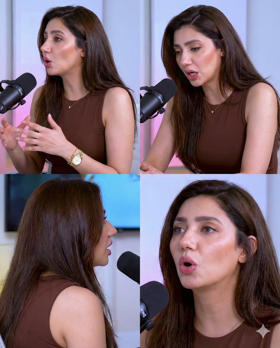 AI Prompt for Social Media Portrait Collage: Mahira Khan