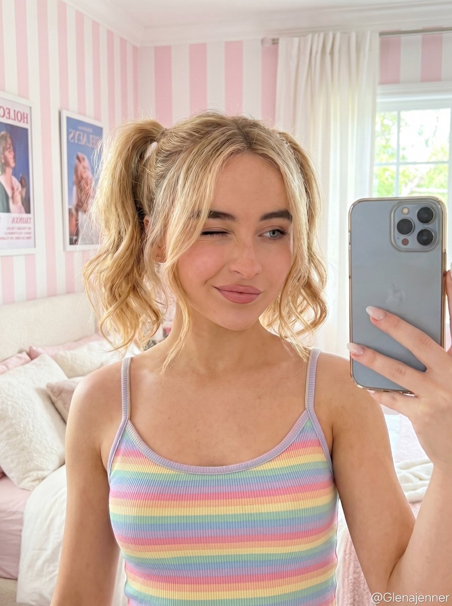 AI Prompt for Soft Girl Selfie with Pastel Aesthetic