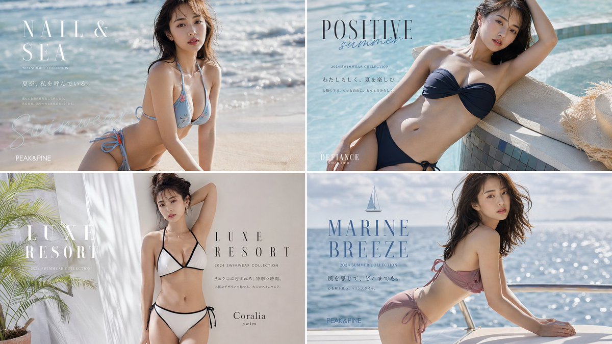 AI Prompt for Style Fashion Magazine Swimwear Photography