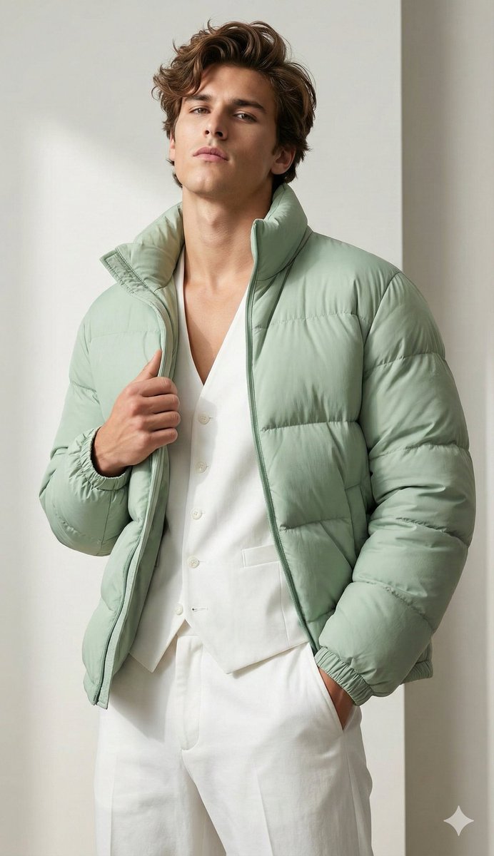 AI Prompt for Stylish Male Portrait with Runway Attitude Pose