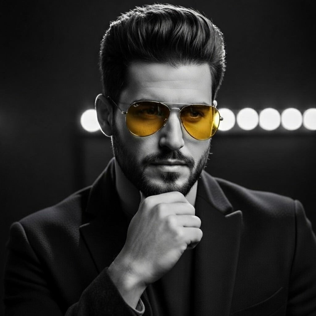 AI Prompt for Superb High-Contrast Portraits of Men