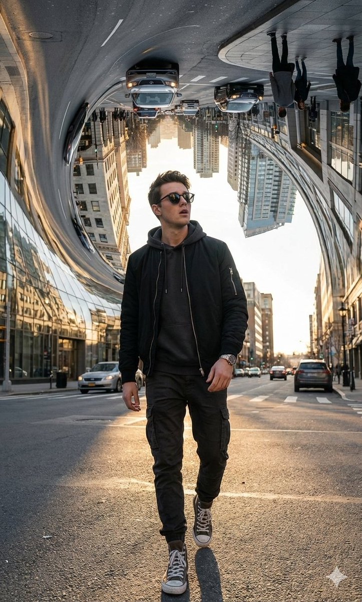AI Prompt for Surreal City Streetwear Portrait Generation
