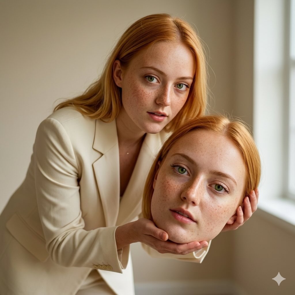 AI Prompt for Surreal Fashion Concept Art: Disembodied Portrait