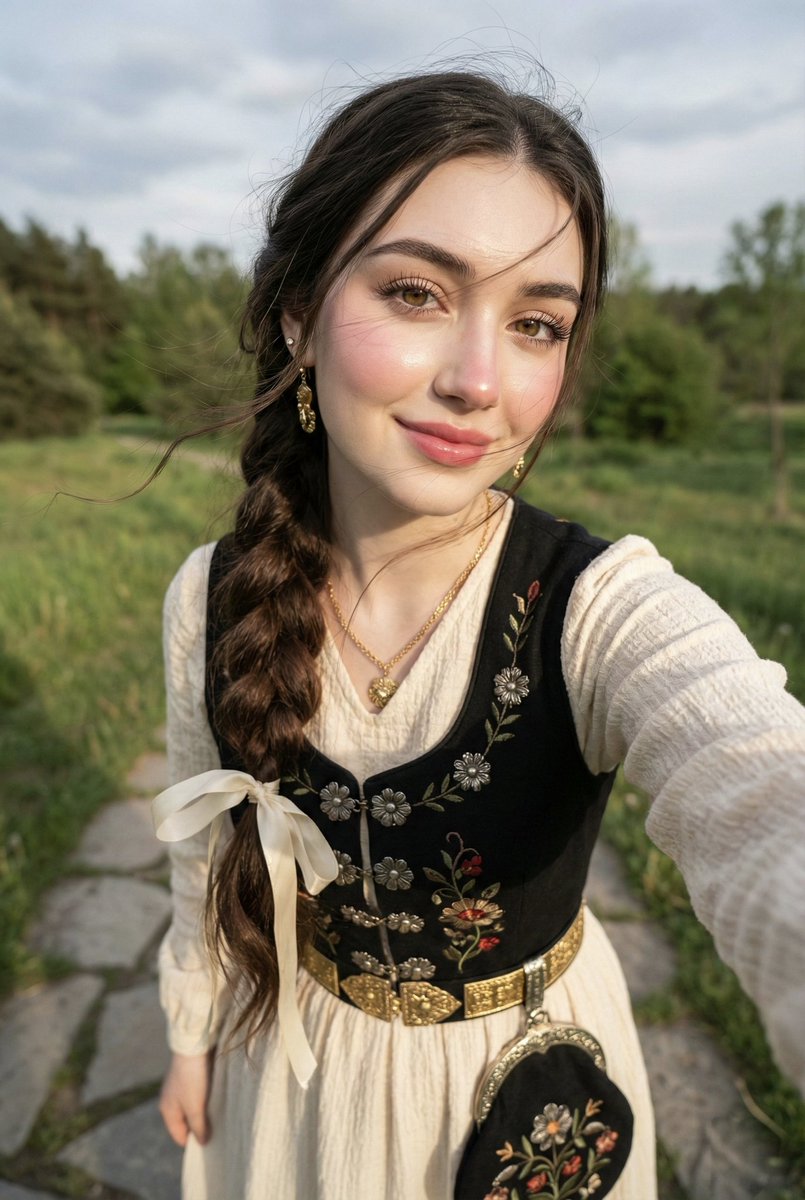 AI Prompt for Traditional Portrait with Hidden Details