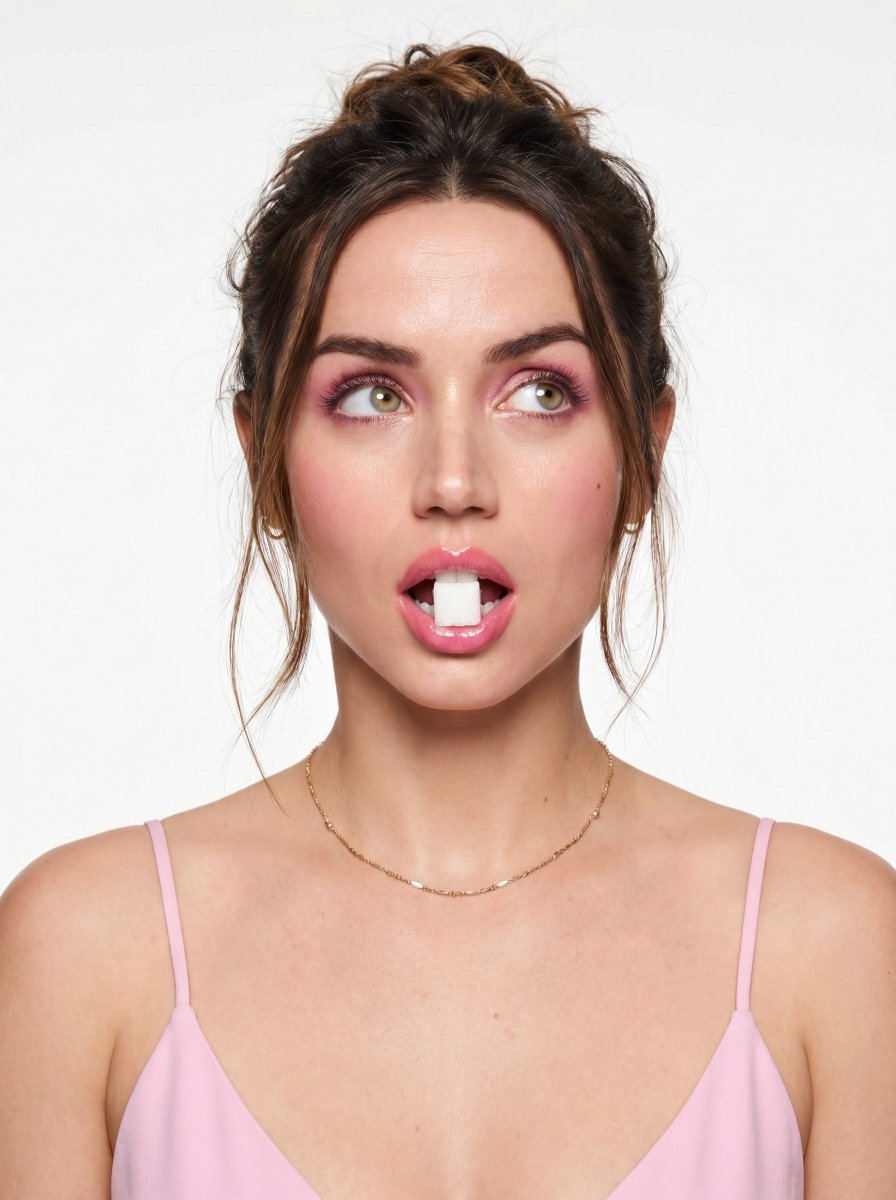 AI Prompt for Ultra-Close Beauty Portrait with Edgy Editorial Vibes