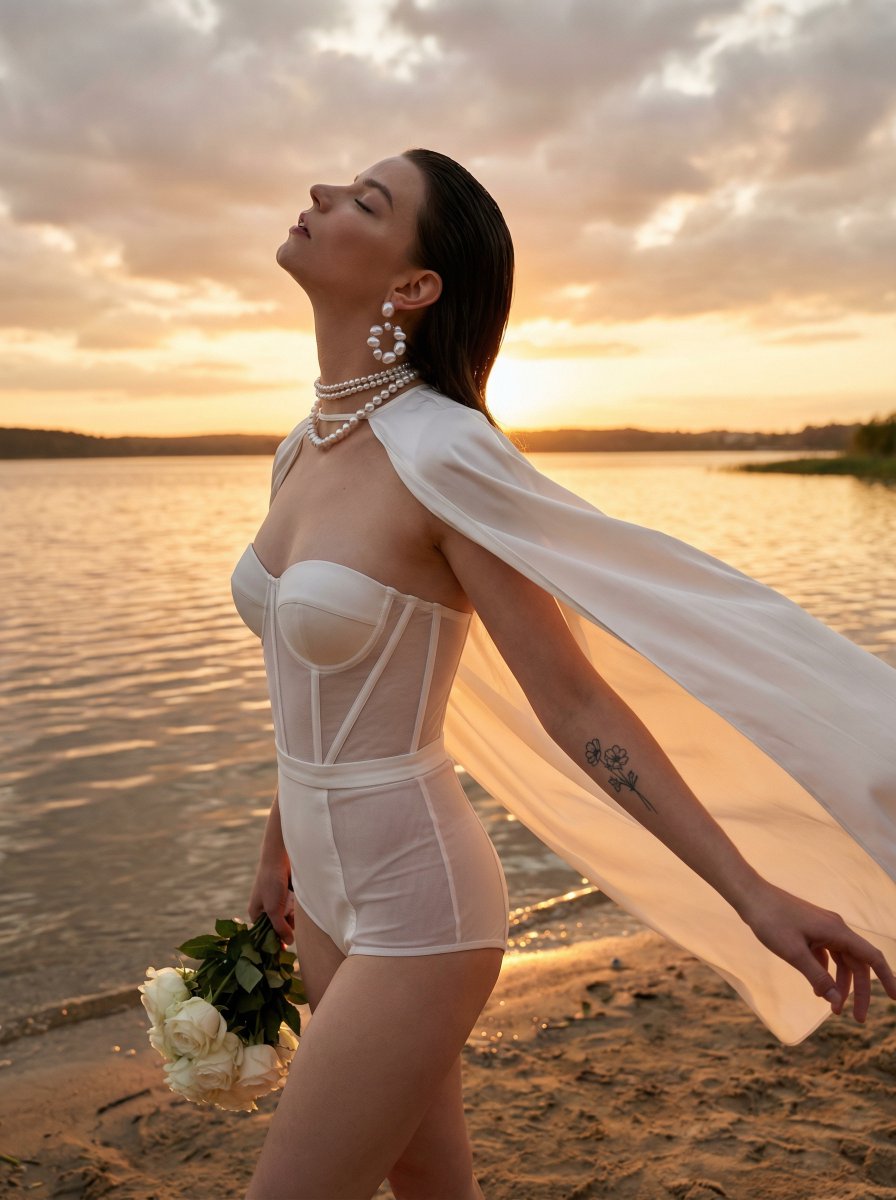 AI Prompt for Ultra-Realistic Avant-Garde Bridal Photography