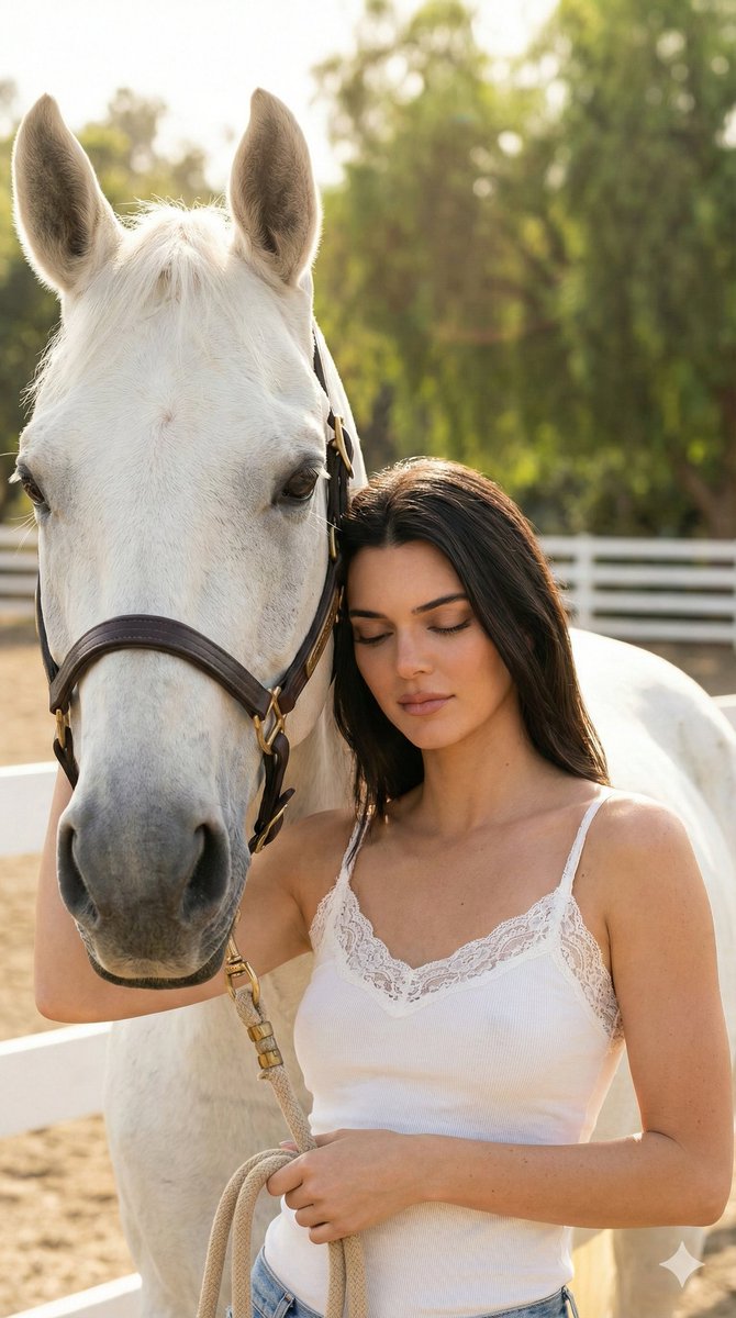 AI Prompt for Ultra-Realistic Fashion Editorial with Horse