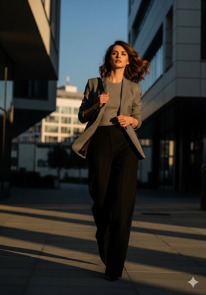 AI Prompt for Ultra-Realistic Fashion Photography with Cityscape Background