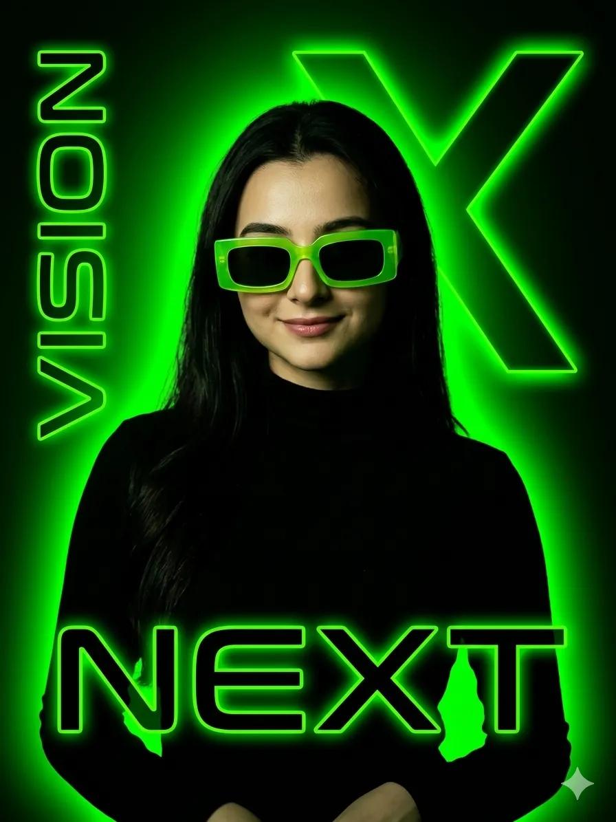 AI Prompt for Ultra-Realistic Fashion Portrait with Bold Typography