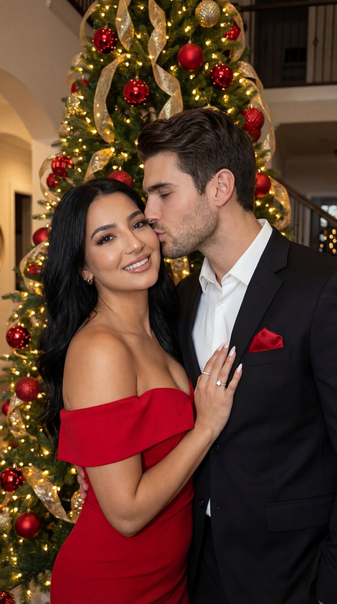 AI Prompt for Ultra-Realistic Luxury Holiday Couple Portrait