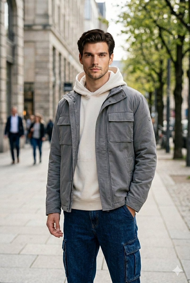 AI Prompt for Ultra-Realistic Urban Male Portraits of Young Adults for Social Media
