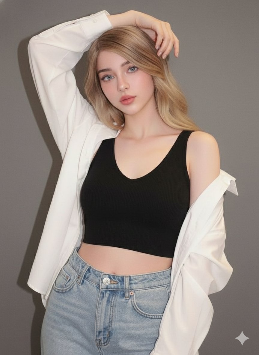 AI Prompt for Ultra-Realistic Young Woman Portrait Image Generation