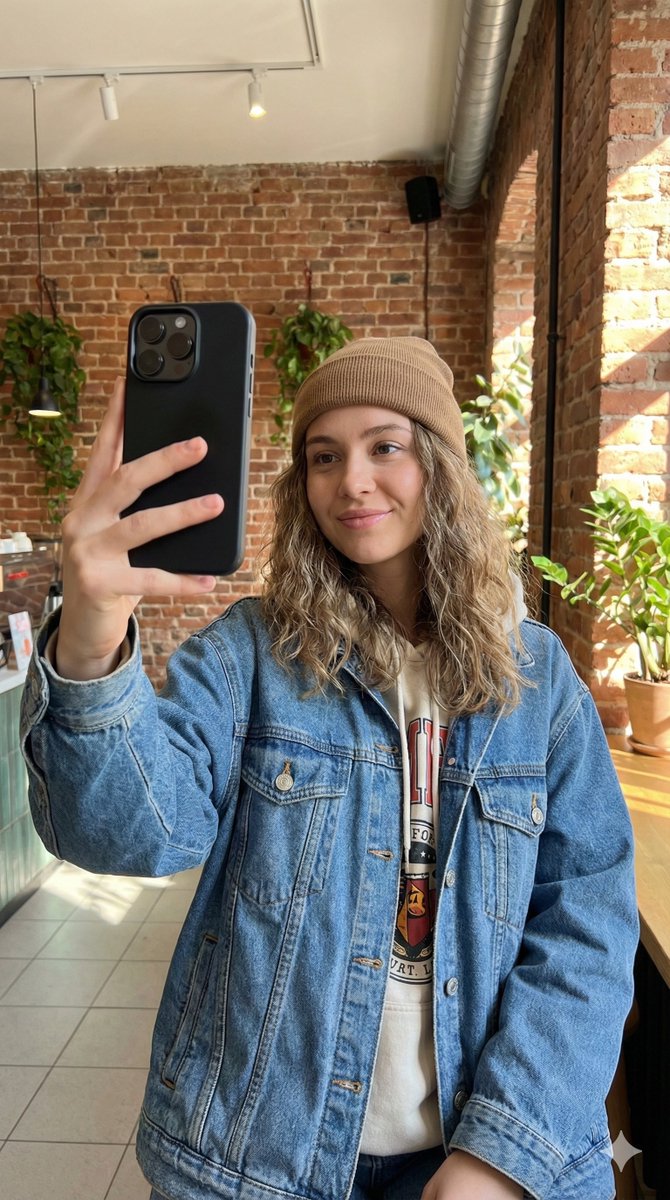 AI Prompt for Ultra-Sharp 4K Selfie Portraits of Young Women