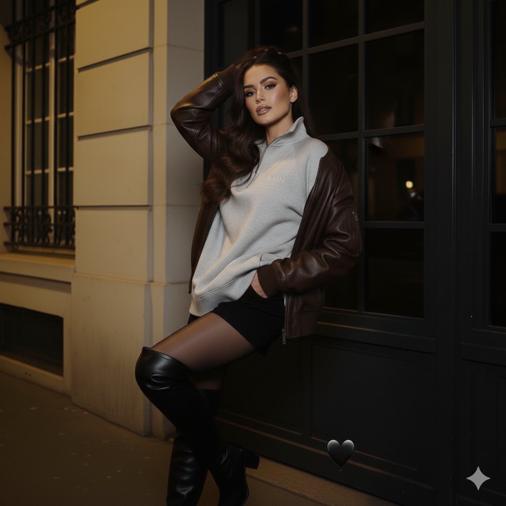 AI Prompt for Urban Fashion Editorial Style Image