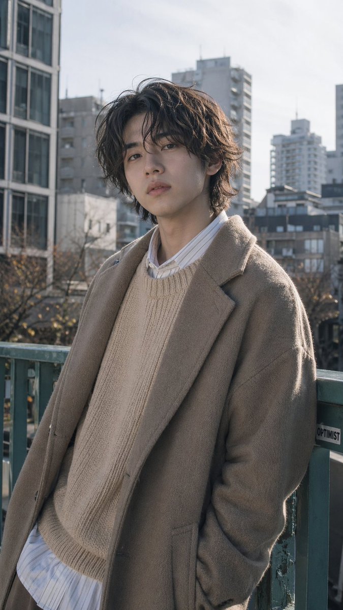 AI Prompt for Urban Fashion Portrait with City Background
