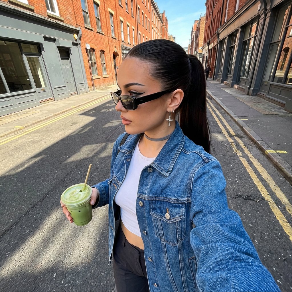 AI Prompt for Urban Fashion Portraits of Young Women