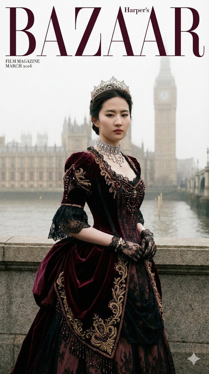 AI Prompt for Victorian Gothic Royal Portrait Magazine Cover Art