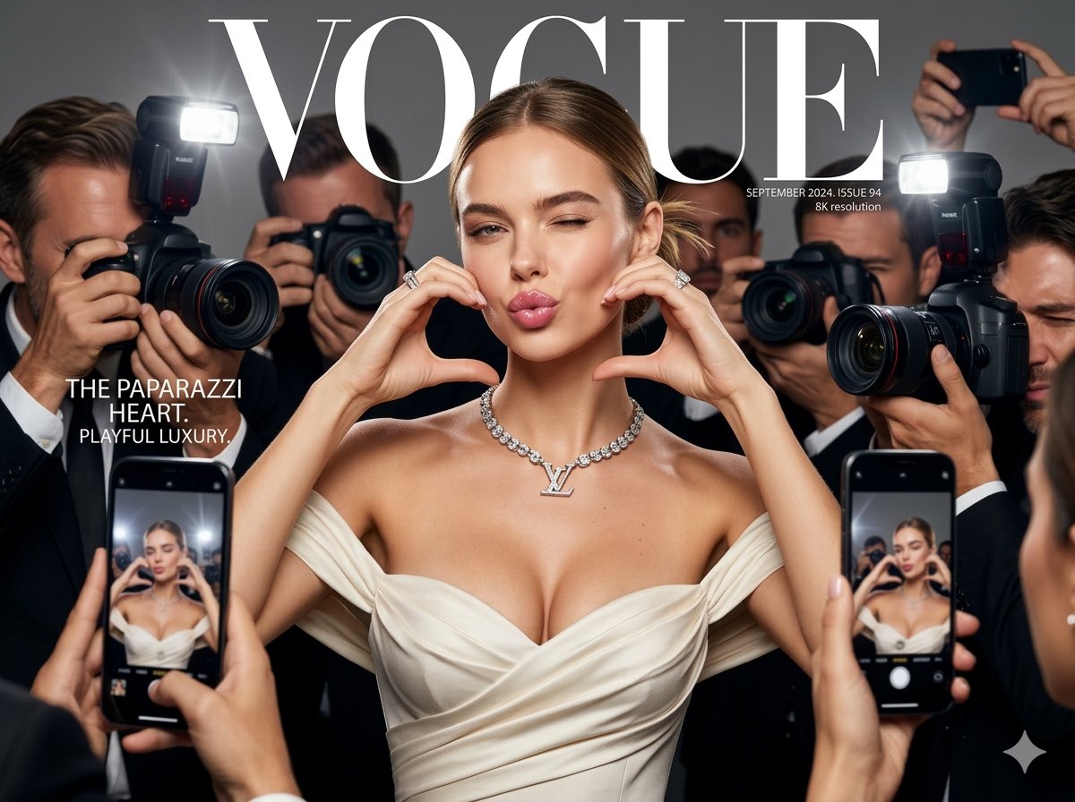 AI Prompt for Vogue-Style Fashion Portrait with 8K Resolution