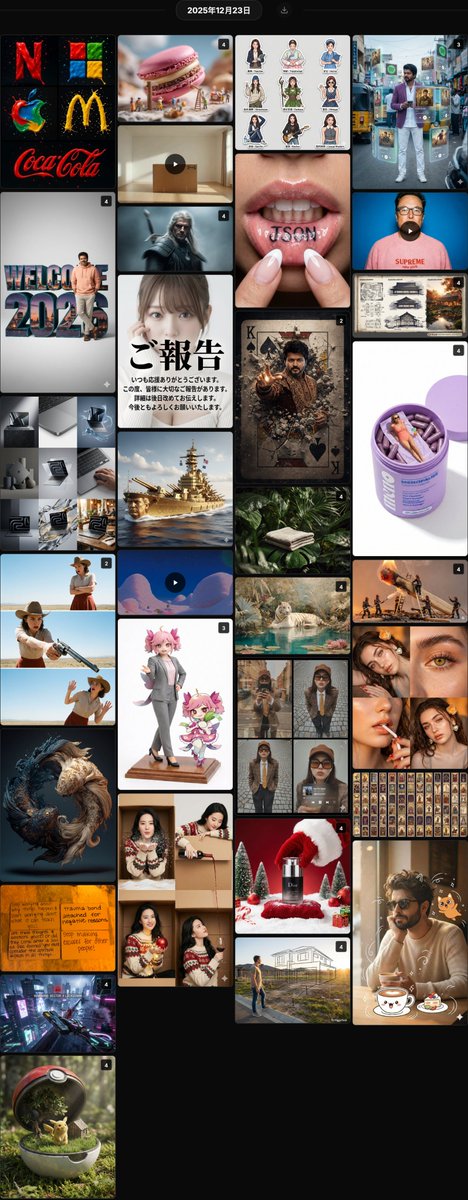 AI Prompt for Wet Hair Gloss Fashion Portrait with 4-Panel Layout