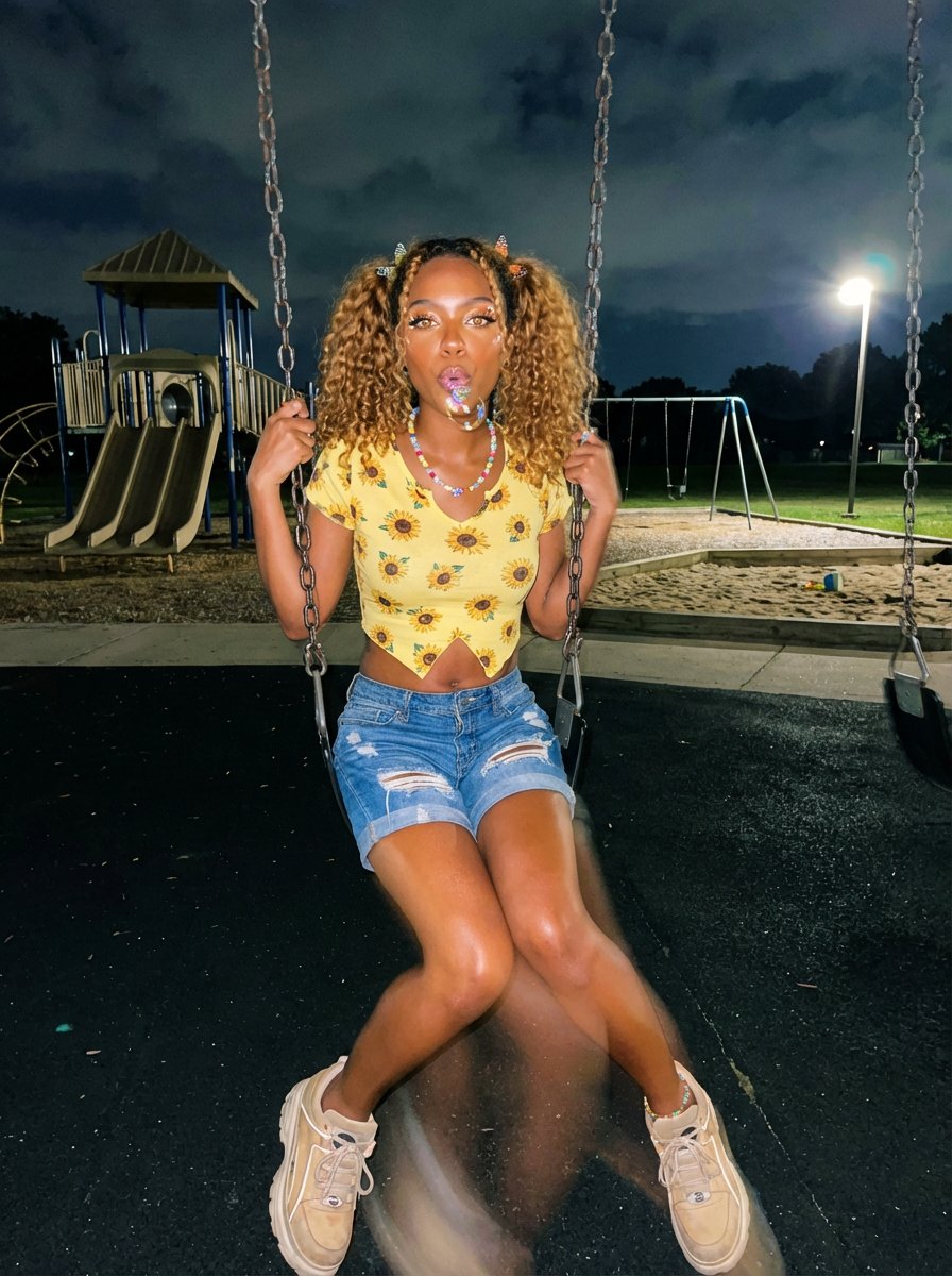 AI Prompt for Y2K Grunge Portraits: Create Edgy, Urban Street Fashion Photography