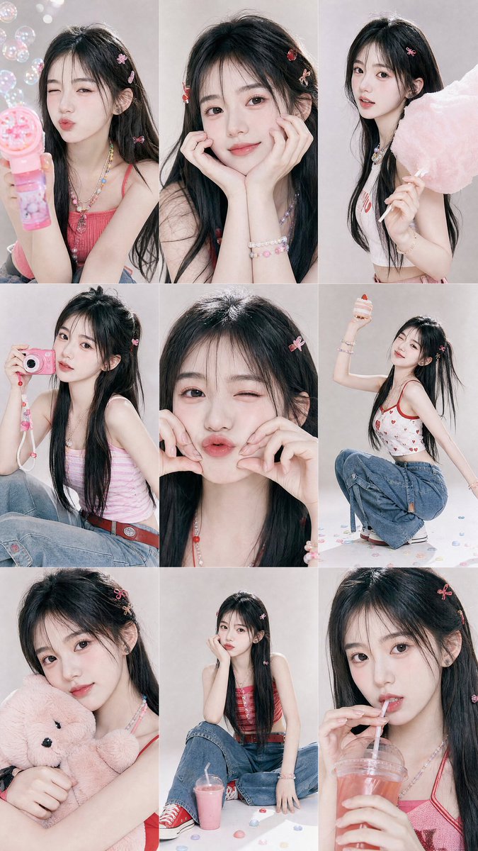 AI Prompt for Y2K Korean Aesthetic Collage Creator