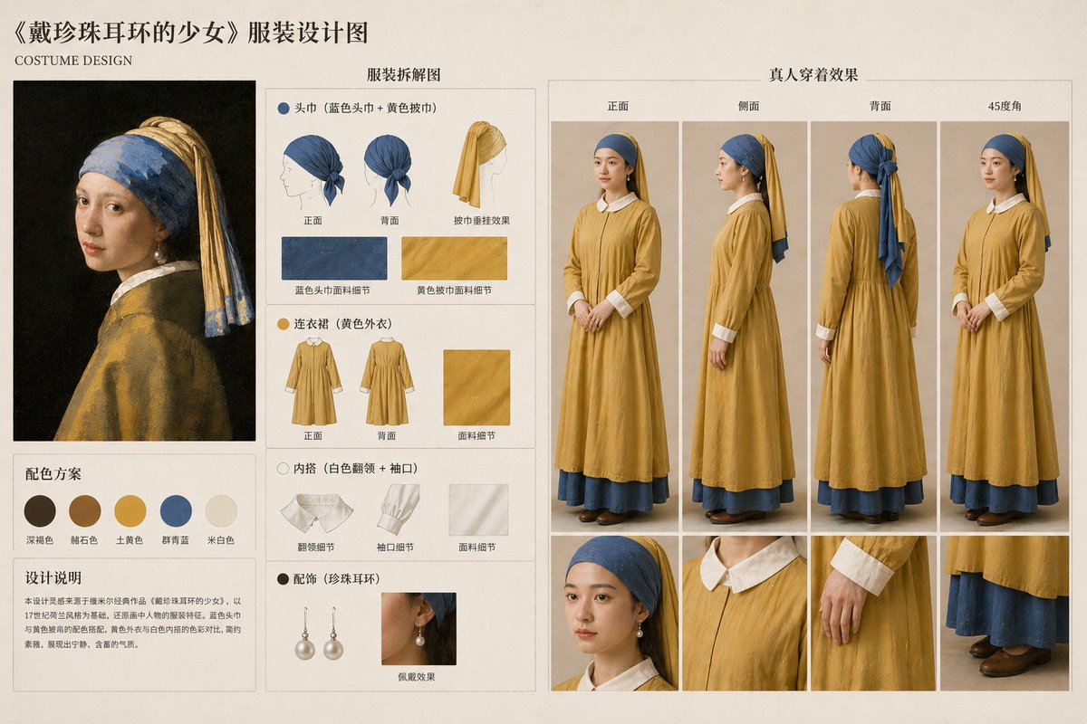 AI Prompt: Transform Master Paintings into Fashionable Outfits with Ease