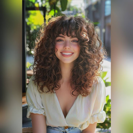 Curly Bangs: Perfect Haircut for Curly Hair