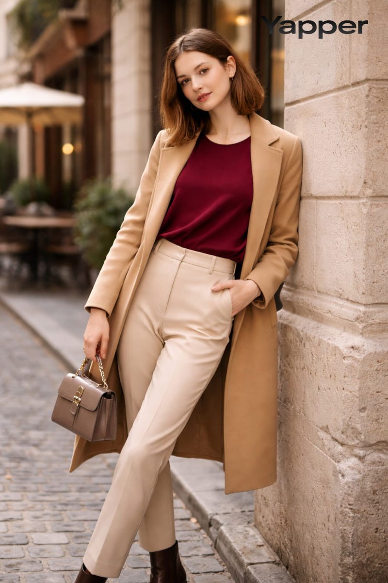 Elegant Women's Street Fashion Editorial Prompt