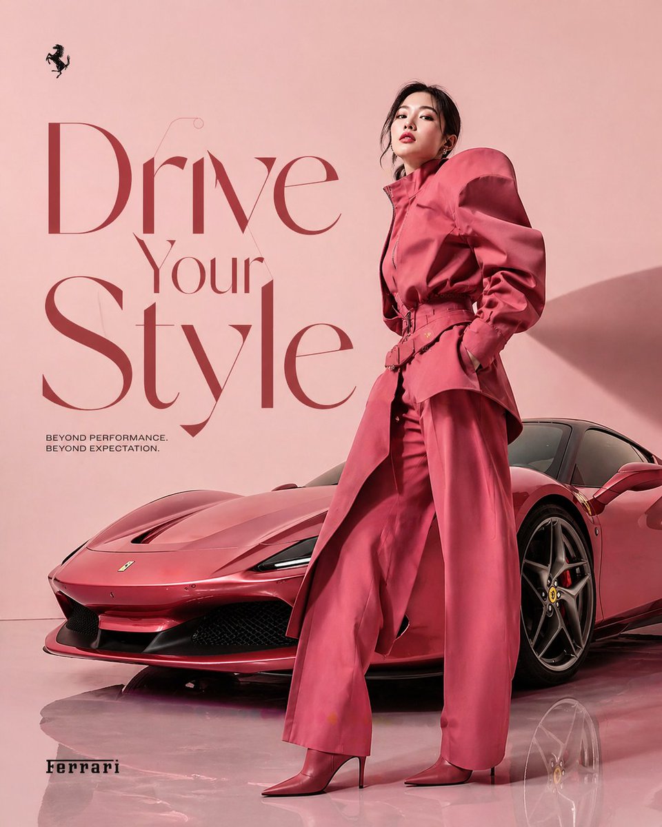 Haute Couture Car Editorial Ad Prompt