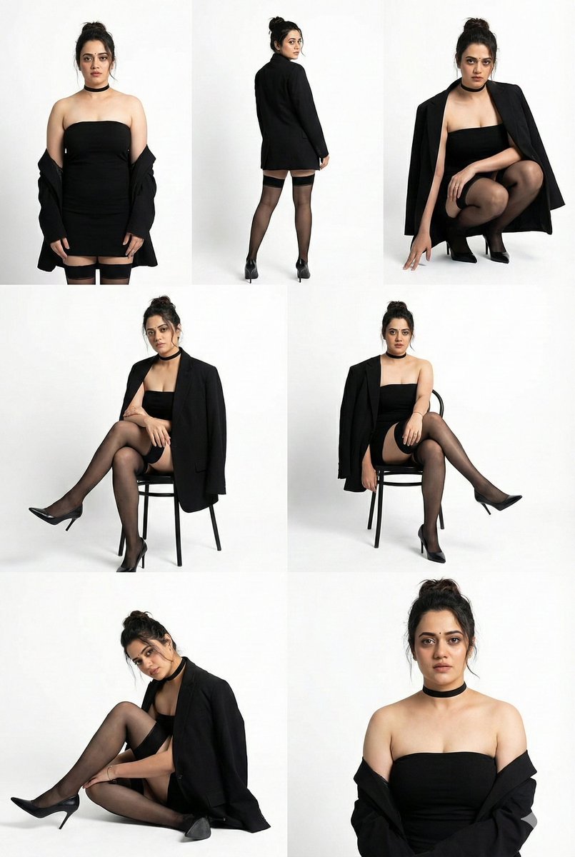 High-Fashion AI Photo Collage Prompt for Influencer & Model Outfits