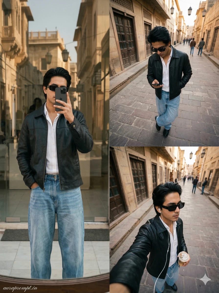 High Fashion Jaipur Street Poster Collage