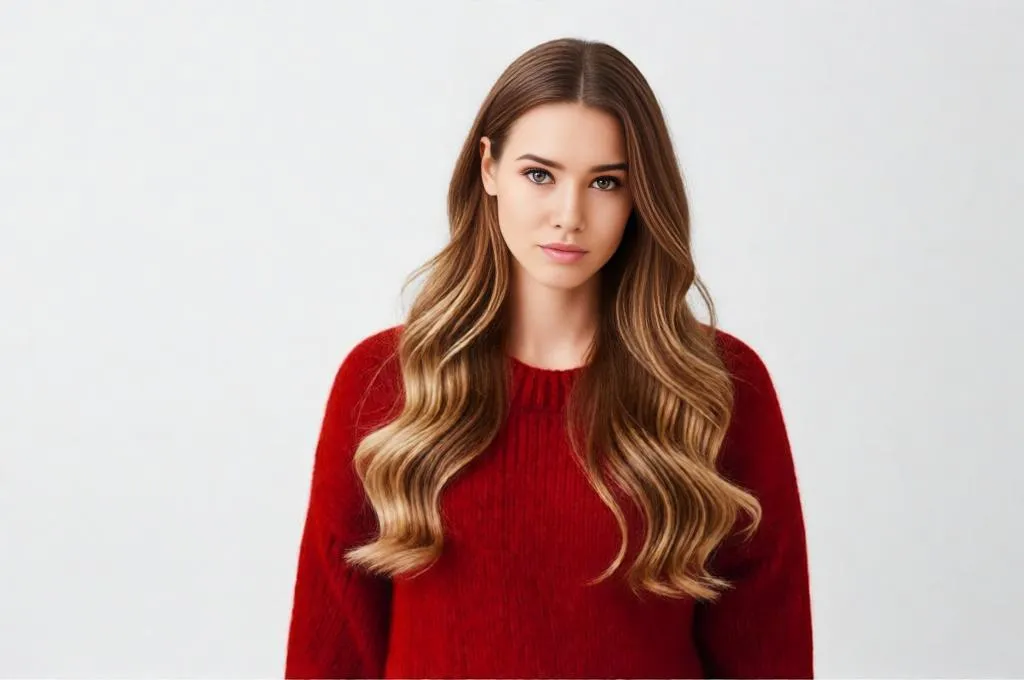 Long Layered Hair Prompt with Realistic Depth
