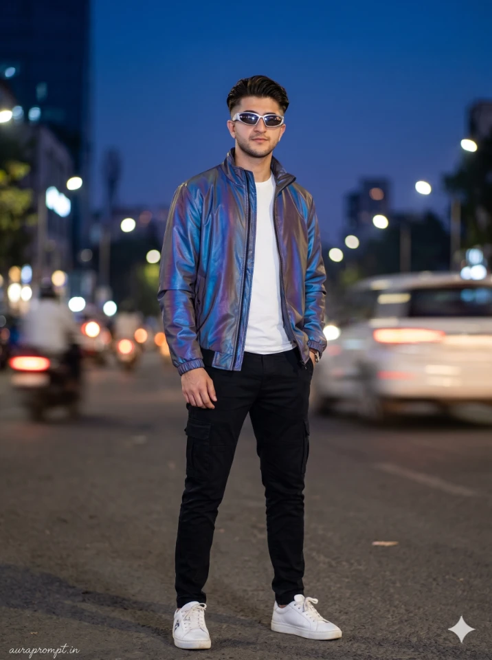 Luxury Streetwear Editorial Portrait Prompt